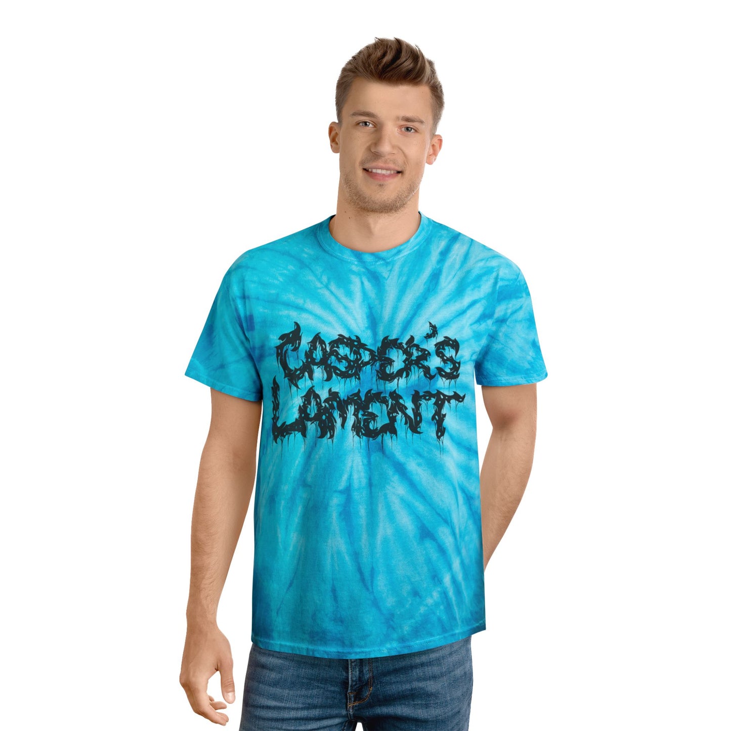 Metal Font Tie-dye Shirt