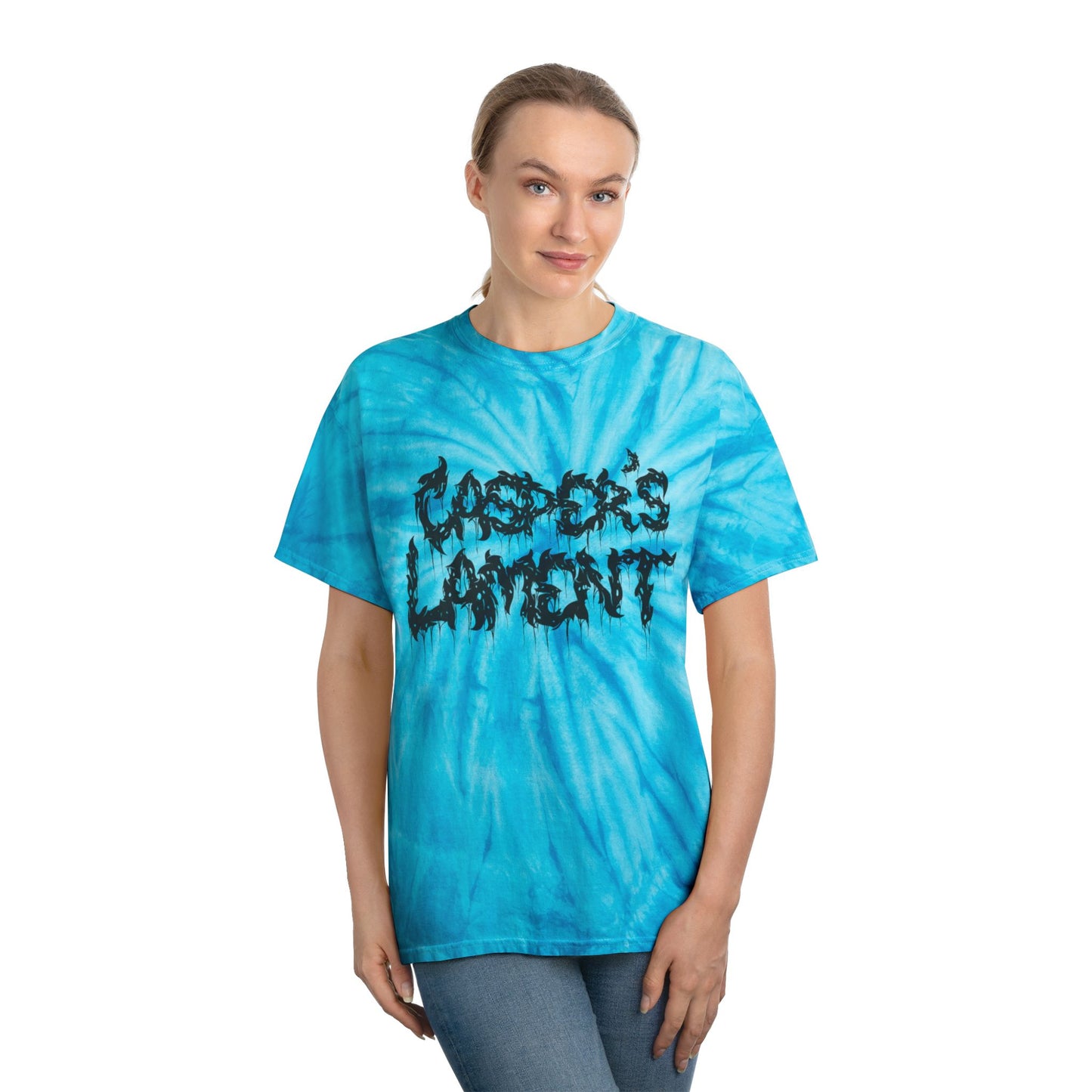 Metal Font Tie-dye Shirt