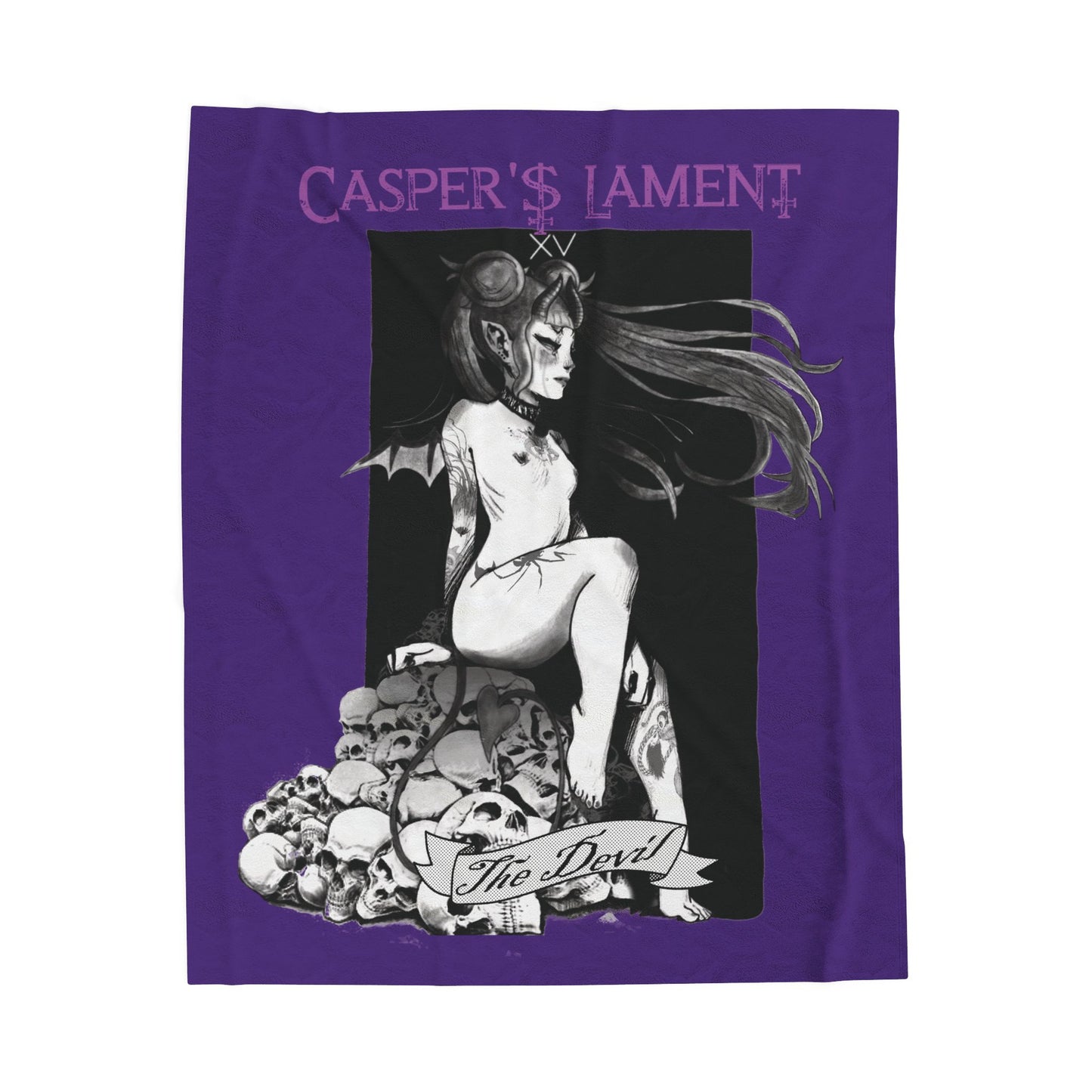 Succubus Devil Tarot Blanket