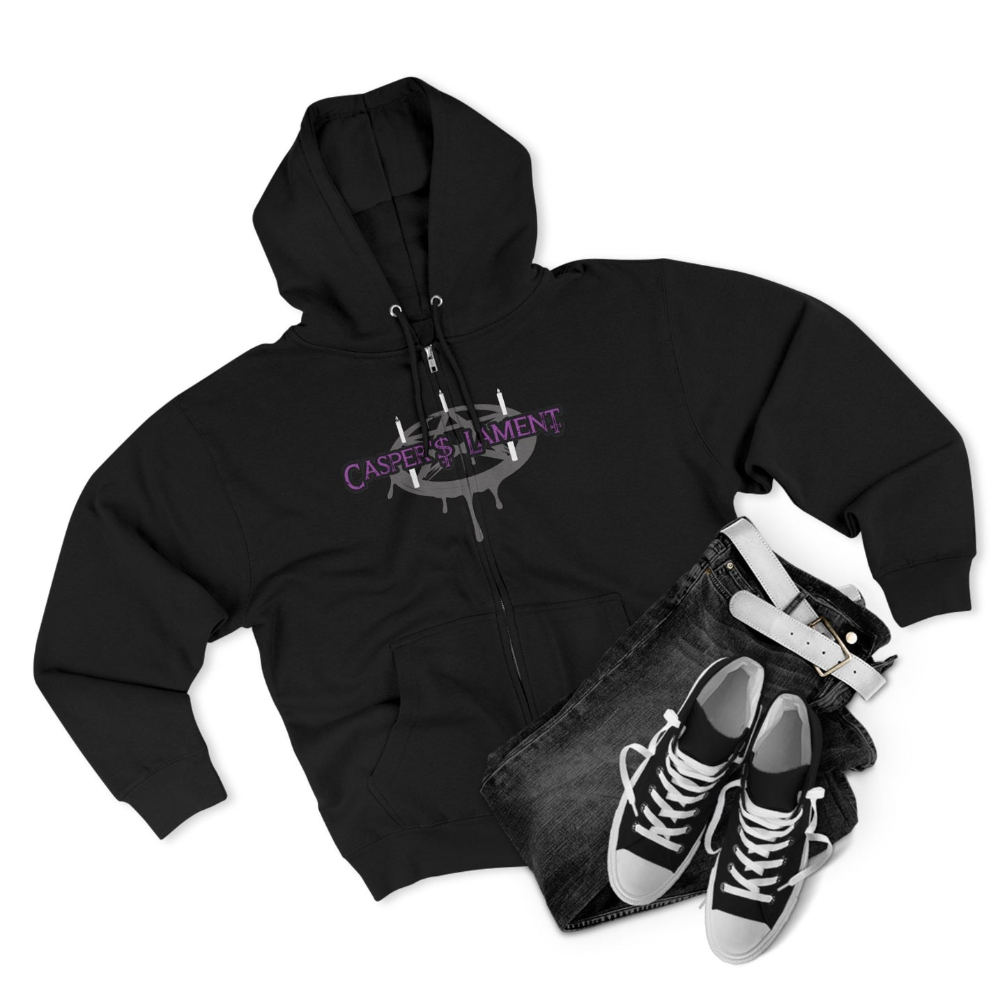 Succubus Devil Tarot Zip-Up Hoodie
